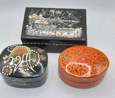 Vintage Paper Mache Boxes -