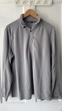 Rohan Microgrid Stowaway Half Zip Fleece Top Men’s Size Large Titanium Marl