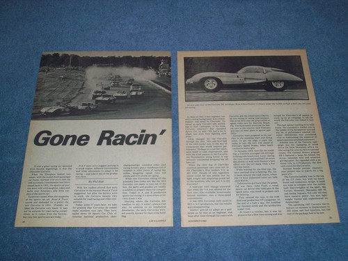 Corvette racing history info - racing,