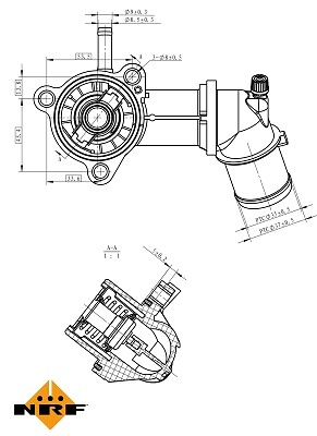 Thermostat coolant sjr fits - coolant,