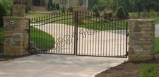 NEW WROUGHT IRON DRIVEWAY