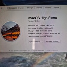 Apple MacBook Pro 13-inch 2011