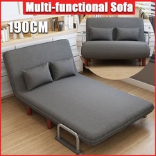 190CM Double Fabric Sofa Bed
