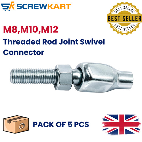 Male threaded ball - male,