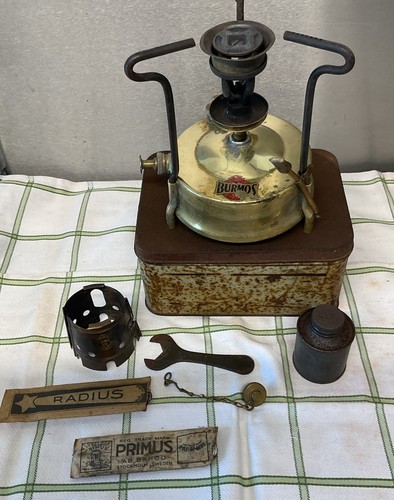 Vintage brass burmos paraffin - brass,