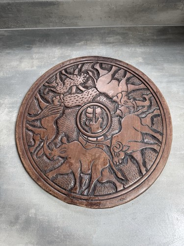African hand carved wooden - carved,