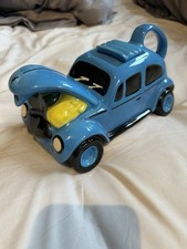 Rare Vintage Coopercraft Beetle Teapot Made In Britain