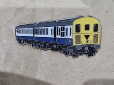 BR Blue / Grey Class 207 Thumper Enamel Brooch Pin Train Badge
