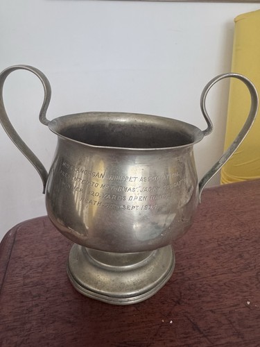 Vintage trophy cup whippet - trophy,