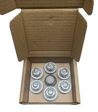 SET OF 6 GENUINE LAND ROVER DEFENDER L663 2020 On LOCKING WHEEL NUTS SPARE