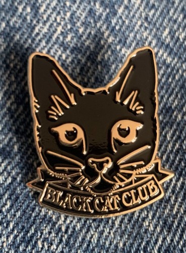 Black cat club - cat,