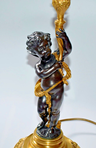 Contemporary gilt metal cherub - gilt,