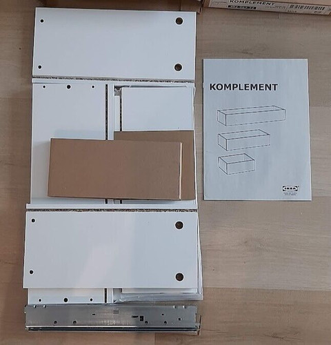 Ikea komplement white - ikea, drawer