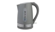 Cookworks 1.7L Grey Illuminated Electric Kettle – Rapid Boil Quiet Boil 3000W