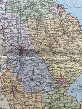 Antique map of Lincolnshire