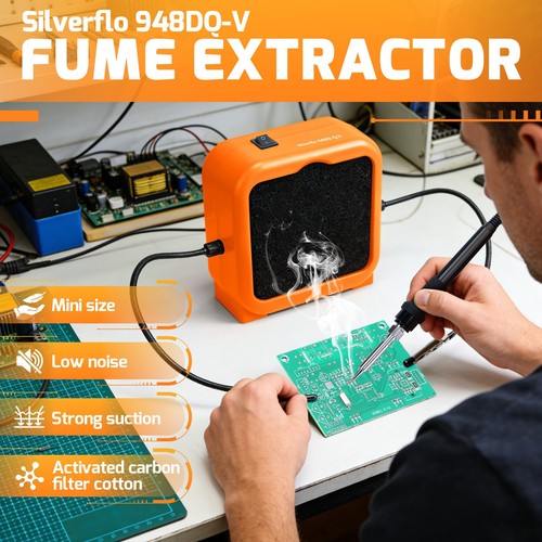 948dq solder fume extractor - 948dq-v,