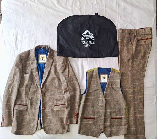 Marc darcy brown tweed check - marc,
