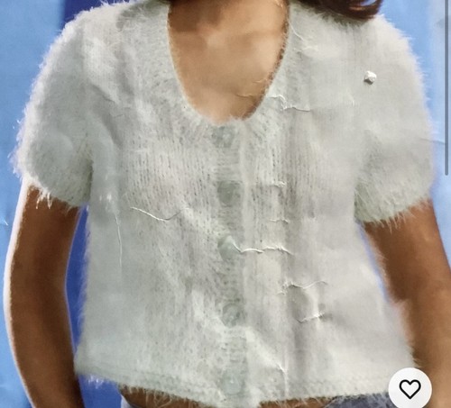 Hand knitted short sleeve - knitted,