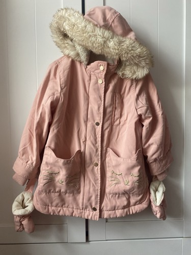 Pink cat pocket - cat, hooded