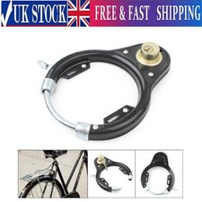 Bike Vintage Lock Pad Lock Wheel Lock Set Iron Black w/2 Keys Bicycle Cycling UK