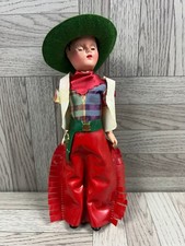 Vintage doll cowboy with - -,
