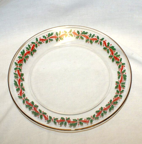 Vtg libbey holly berry - holly,