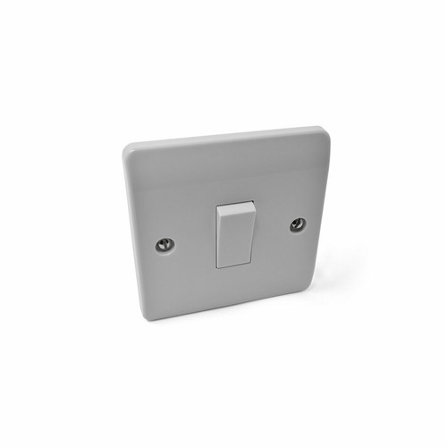 White light switch 10a gang - light,