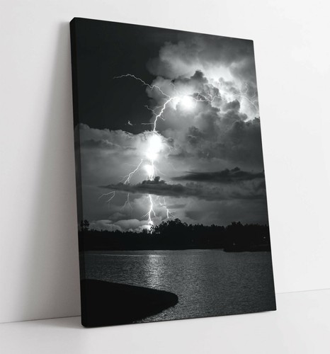 Lightning canvas wall art - lightning,
