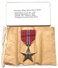 WWII Bronze Star Medal With