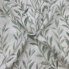 Sanderson Osier Willow Cream Curtain Fabric, Material 139cm Width