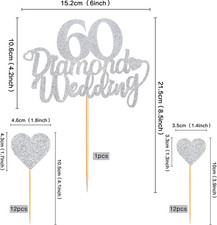 25PCS 60Th Wedding Anniversary