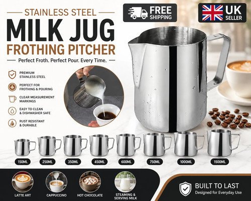 Stainless steel milk - milk, jug