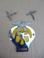 Vintage car member badge - aa,