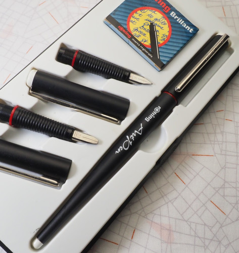 Rotring art pen set fine - set:,