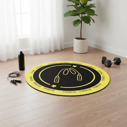 Round jump rope mat - round,