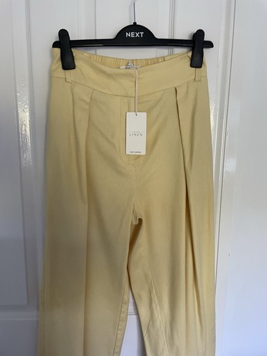 Womens next linen trousers - womens,
