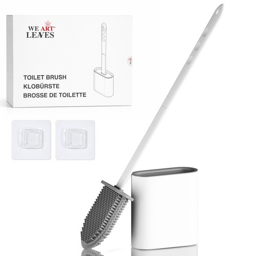 Toilet brush and holder - toilet,