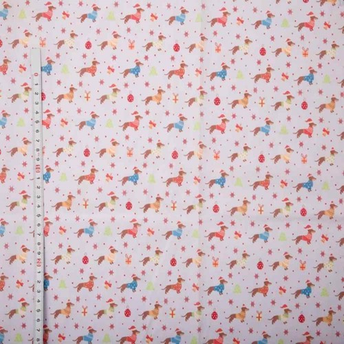 Polycotton fabric festive - polycotton,
