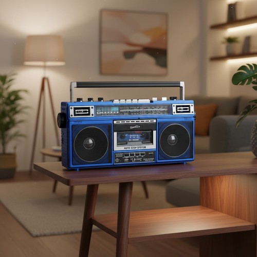Band radio cassette player - band,