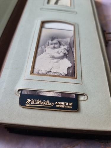 Antique photo album leather - photo,