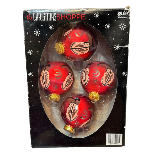 Vtg the christmas shoppe - christmas, glass