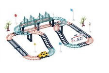 102 Pc Cities Car Track