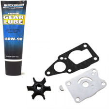 Water Pump Impeller & Gear Oil Service Kit 4HP 5HP 6HP Suzuki DF4 DF5 Outboard