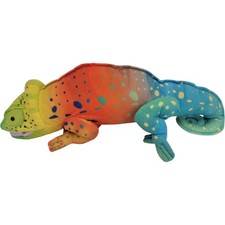 Colourful Chameleon Soft Toy Stuffed Animal Plush Multicoloured 23 Inches