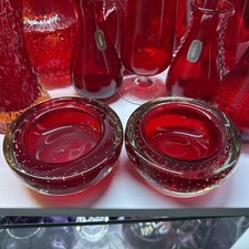 Two Whitefriars Ruby Red