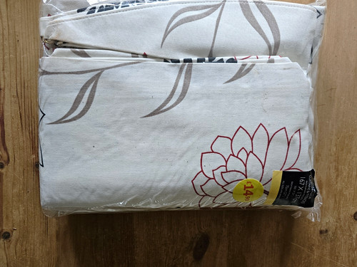 100 cotton floral curtains - 100%,