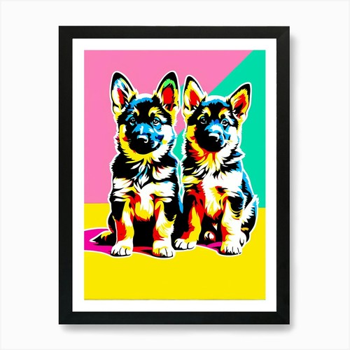 German shepherd pups this - shepherd, pups',