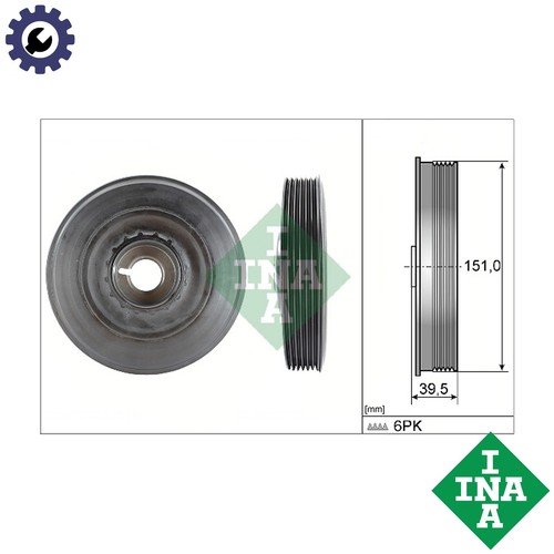 Belt pulley crankshaft 544 - belt,