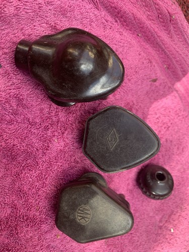 Pin plugs bakelite - pin, -bakelite