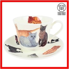 Roy Kirkham Breakfast Cup & Saucer Cats Galore Tea Coffee Fine Bone China Cats